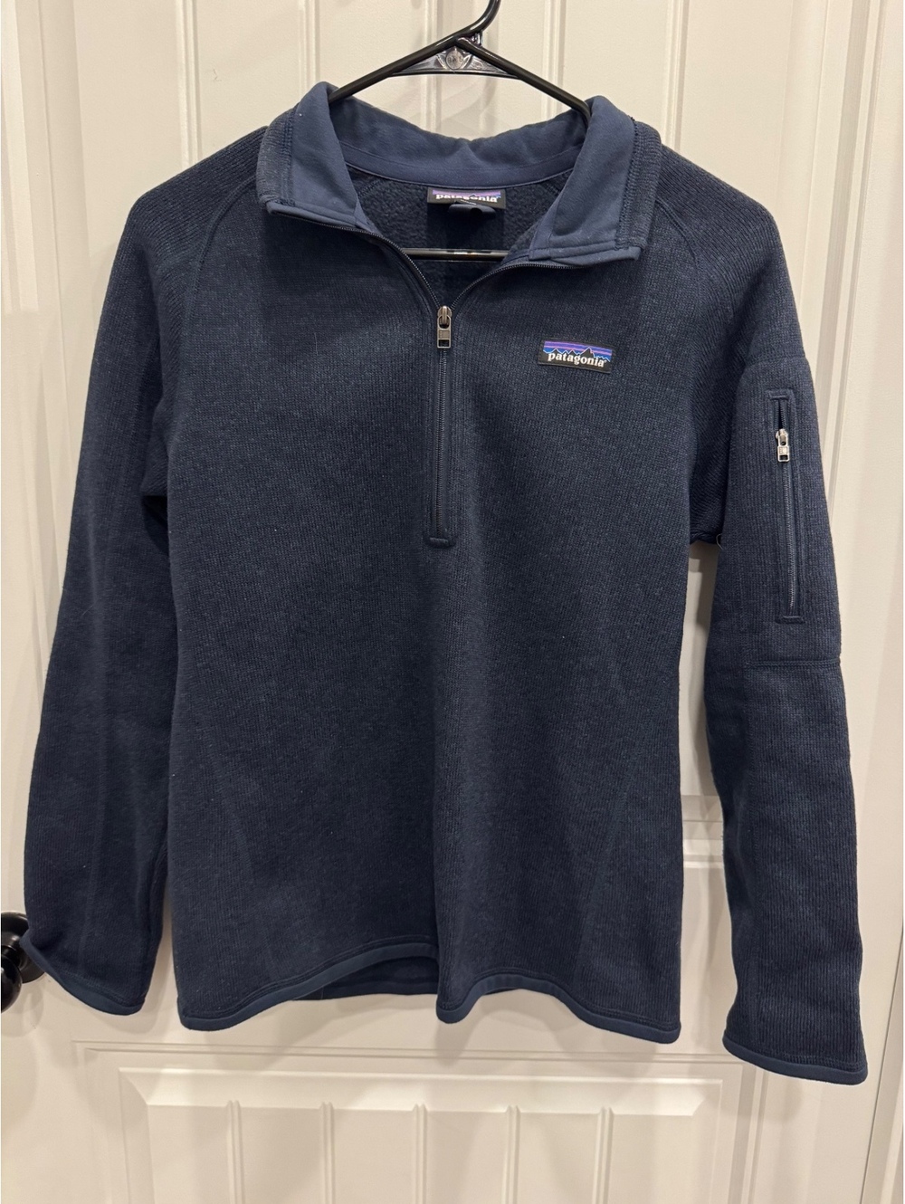 Patagonia Women's Navy Better Sweater 1/4 Zip Size S